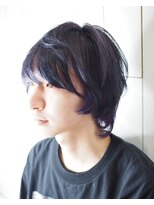 ラウ マヒナ(Lau Mahina)&nbsp;胡蝶風２セクションカラーのマッシュウルフ