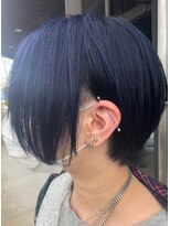 サロン クラッチ クリエイティブ コンセプト(salon CLUTCH creative concept)&nbsp;cool short bob × Blue black