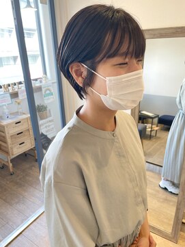 メルト 吉祥寺(melt) 小顔大人かわいいマッシュショート ベージュグレージュ 20代30代