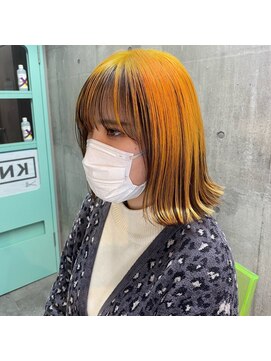 インク 渋谷(INK.) ボブ/フェザーバング/大人かわいい/グラデハイライト[渋谷]