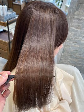 ラ ブレス 梅田茶屋町(LaBless) 縮毛矯正はしたくない..だけどしっかりクセを伸ばすNEW髪質改善