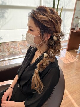 マール(marl) 【marl.】サイド編み下ろしヘアセット