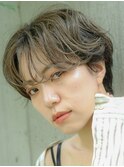 大人っぽウザバングハンサムショート