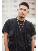 クレスト 近江八幡店(CREST) マッシュツーブロックメンズパーママッシュウルフメンズカット