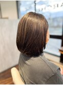 ヘアカラーをやめてヘナ染めしてるくせ毛に縮毛矯正