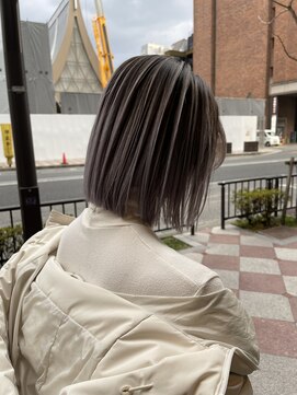 タオ 河原町(Tao) ボブとバレイヤージュ