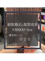 ヴィオラスバイポッシュ ギンザ(Violus by Posh GINZA)&nbsp;絹髪矯正by髪質改善