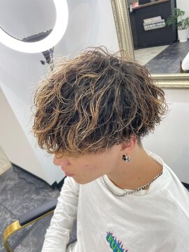 ブルーオーシャン 久留米店(BlueOcean) 20代30代ツーブロックマッシュツイストスパイラルパーマ