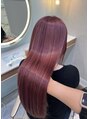 カノン(kanon hair&beauty) ブリーチ1回でできるカシスピンクです♪