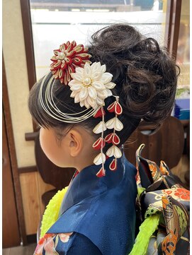 美容室 ラ ポチム 七五三 アップ 着付け