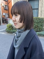 ダンボ(DUMBO)&nbsp;【 sayaca 】縮毛矯正 ストレートパーマ 顔まわり　切りっぱなし