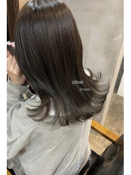 シーサカエ(SHE.sakae) olive brown.
