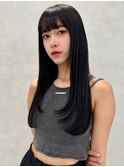レイヤーロング/ヘルシースタイル/韓国ヘア/ベビーピンク/調布