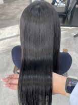 ロイ(ROI)&nbsp;サラツヤ髪質改善縮毛矯正×グレーブラックほしか