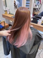 ハル(HARU) インナーカラーピンク