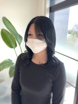 リエンスクレア(RIENS xrea)&nbsp;ブルーブラック/ブリーチなし