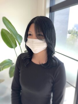 リエンスクレア(RIENS xrea) ブルーブラック/ブリーチなし