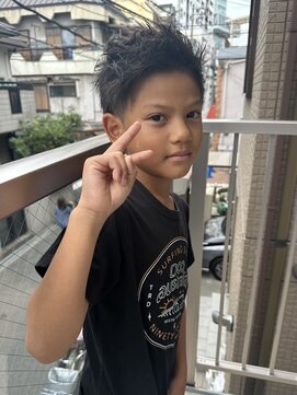 マルフェ 天王寺(marfe) 【marfe】キッズカット＿男の子カット＿短髪＿刈り上げショート