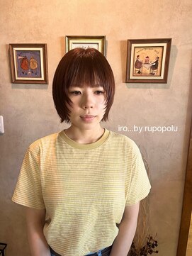 イロバイルポポル(iro...by rupopolu) 顔周りレイヤーの小顔ショート