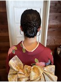 着物×ヘアアレンジ