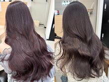 ダメージを抑えて、色を遊ぶ。傷ませたくない方におすすめブリーチなしダブルカラー