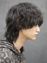 フィフス 大分(fifth)&nbsp;大分無造作シャドウパーマメンズカットマッシュウルフ10代