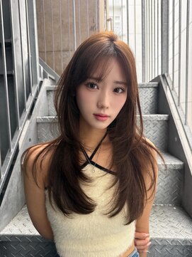 ロンドガーネット 池袋(Lond garnet) 暗めカラー/韓国風巻き/レイヤーカット/髪質改善/縮毛矯正/池袋