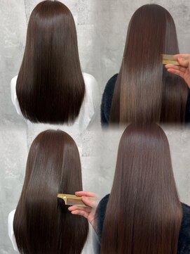 ジルブラン 土浦(JIL BLAN) 縮毛矯正髪質改善カットカラー20代30代