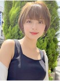 ♪前下がりショートボブハンサムショートカット上手い錦糸町ケア