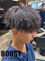 ルースト 渋谷店(ROOST)&nbsp;MEN’S HAIR/波巻ツイストスパイラル/フェザーパーマ/眉毛/渋谷