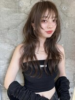 サイン 表参道(SIGN) 韓国ヘアグレージュカラーブリーチ無し髪質改善透明感カラー