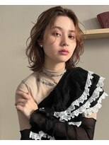 グリコ(grico)&nbsp;似合わせ毛流れミディアムレイヤー/くせ毛風/顔周り