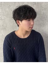 エイル 北堀江(Eir) シャドウパーマスタイル ダウンパーマ シャドウパーマ 韓国ヘア