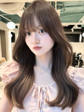 マインバイアフロートギンザ(MYNE by AFLOAT GINZA) レイヤー_ミルクティーブラウン大人ガーリー似合わせカット