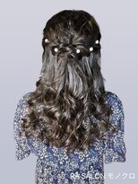 アールエーサロンモノクロ 秋葉原(RA SALON モノクロ)&nbsp;【お呼ばれヘアメ】ハーフアップ