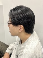 ヘアー アイス 御器所本店(HAIR ICI)&nbsp;清潔感☆刈り上げないスッキリ毛流れカット センターパート