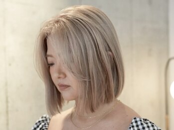 シティー バイ ラック(CITY by LUCK)の写真/圧倒的な技術を本八幡で*褒められ似合わせデザインカラーを実現します♪ブリーチカラーもダメージ最小限◎
