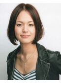 ナチュラルストレートボブ