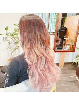 アンモーメント ベルヴィー 西宮北口店(Un moment Belle vie) ロング☆ガーリーpink