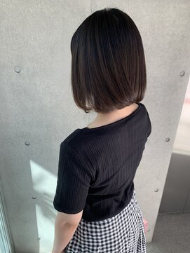 オブ ヘアー 自由が丘 ウエスト(Of HAIR WEST) ボブ/アッシュオリーブ/グレージュアッシュ