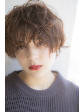 ミエルヘアーエスト 新宿店(mielhair est) ショート×ニュアンスパーマ