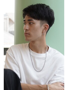 にもう かきあげサイドパートニュアンスマッシュ