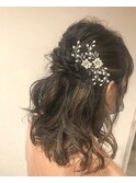 20代・30代・40代似合う小顔ヘアアレンジ♪二次会ブライダル花嫁