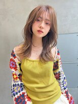 シエナ 渋谷(Siena)&nbsp;Siena 顔まわりレイヤー×グレージュ　20代30代 渋谷