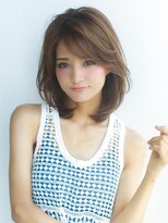 ラルユー 金山(LallYou)&nbsp;前髪パーマ/ショコラアッシュ/ヘルシースタイル/ふんわりカール