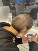 #髪質改善#ミルクティー#ボブ