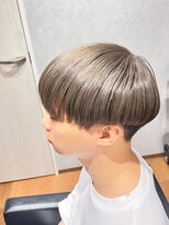 ビス ヘア アンド ビューティー 西新井店(Vis Hair＆Beauty) 無造作マッシュメンズショート☆ツーブロックアッシュブラウン