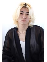マルシェ(marche)&nbsp;20代30代40代メンズマッシュパーマショート波巻きハイライト