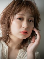 カバーヘア ブリス 大宮西口(COVER HAIR bliss)&nbsp;外国人風オンブレカーキベージュボブパーマ204t大宮10代20代30代