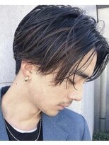 ベル 銀座並木通り店(Belle)&nbsp;【メンズ】カットだけででキマる！前髪長めの前下がりショート